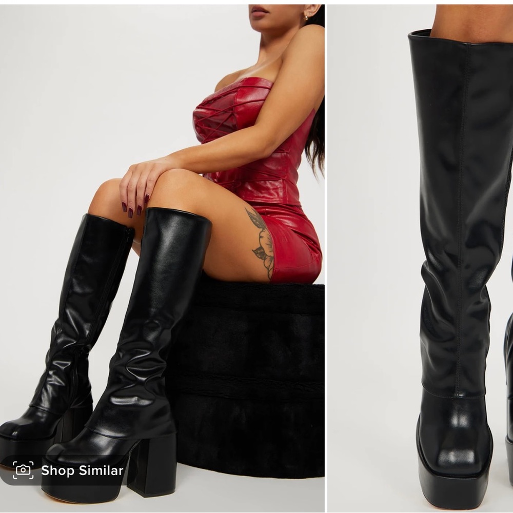 Chunky boots BLACK size 9